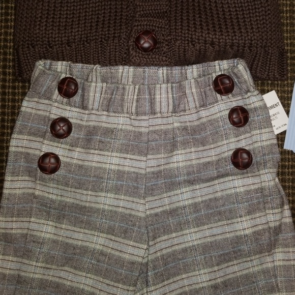 Boys Smart Sweater and Pant Set, 0-3 mnths. NWT - Picture 2 of 3